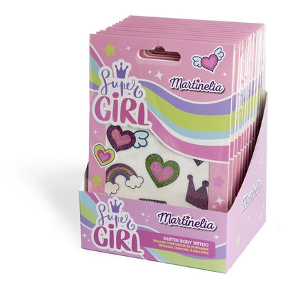 Martinelia Super Girl Glitter Body Tattoos Pack