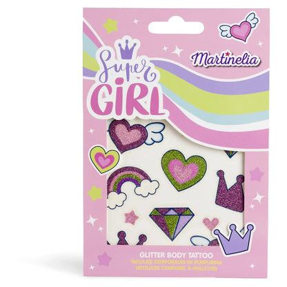 Martinelia Super Girl Glitter Body Tattoos Pack