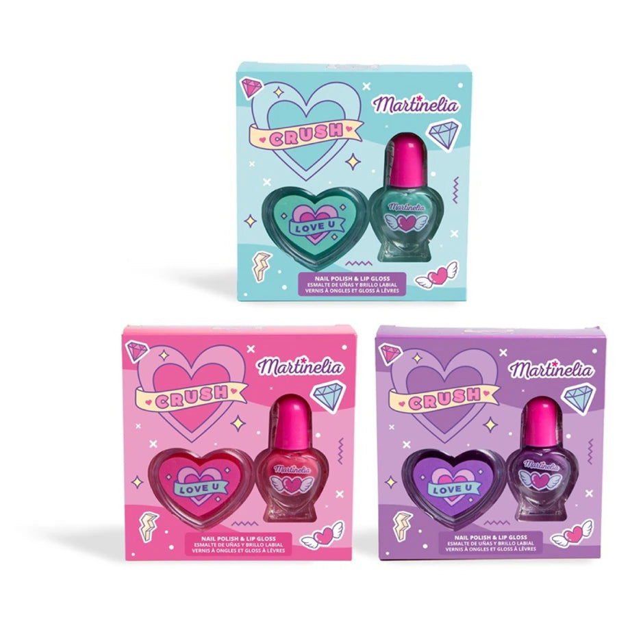 Martinelia Crush Nail Polish & Lip Gloss Duo Set (Assorted)