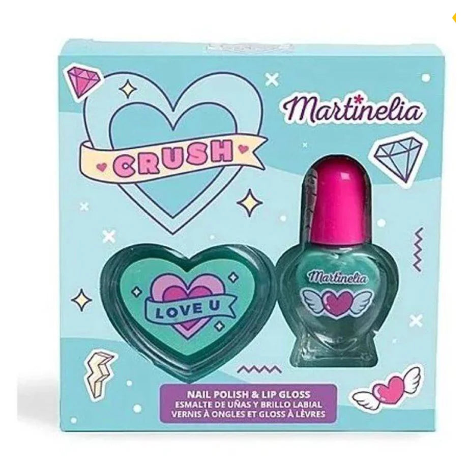 Martinelia Crush Nail Polish & Lip Gloss Duo Set (Assorted)
