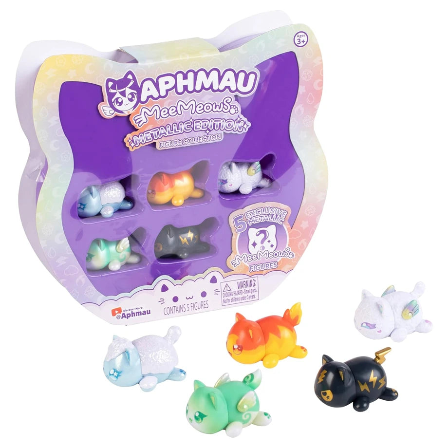 Aphmau MeeMeowS Metallic Edition Glow Figure Collection Box (5 Figures)