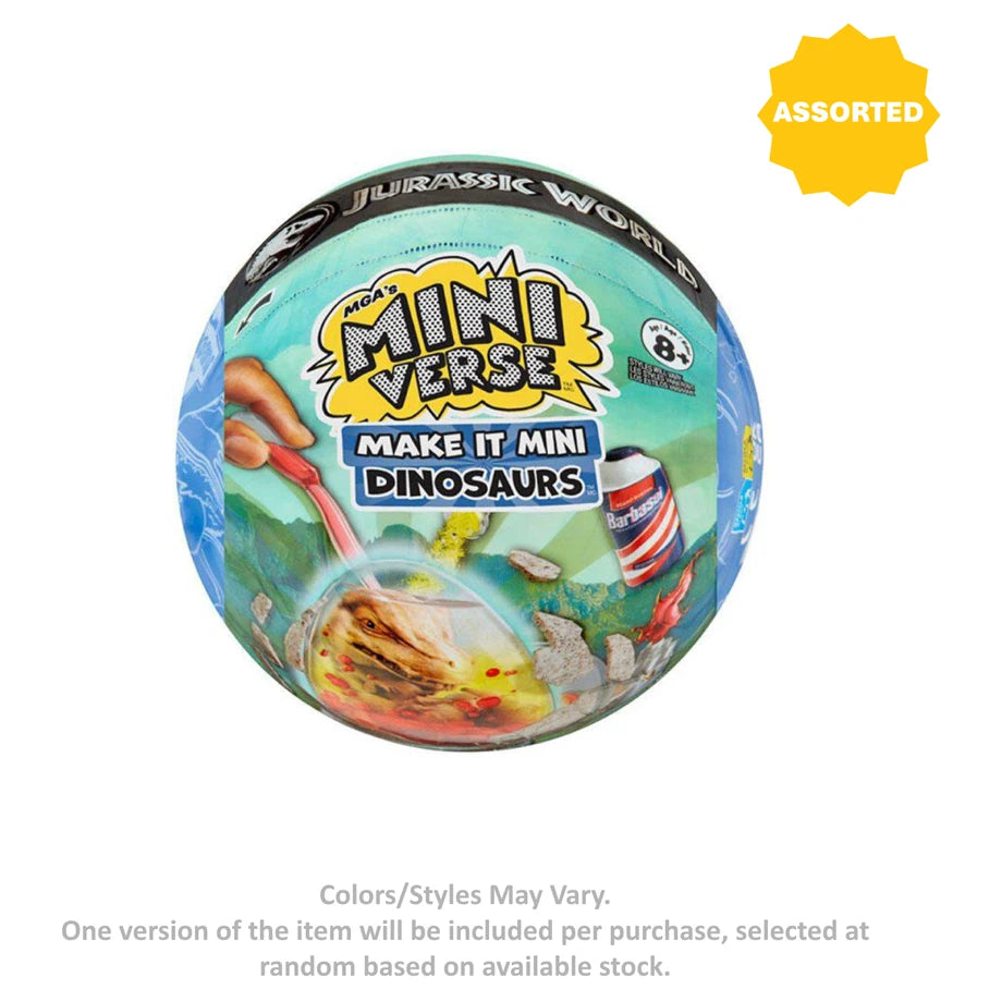 Miniverse Make It Mini Dinosaurs Jurassic World Mini Collectable Capsule (Assorted)