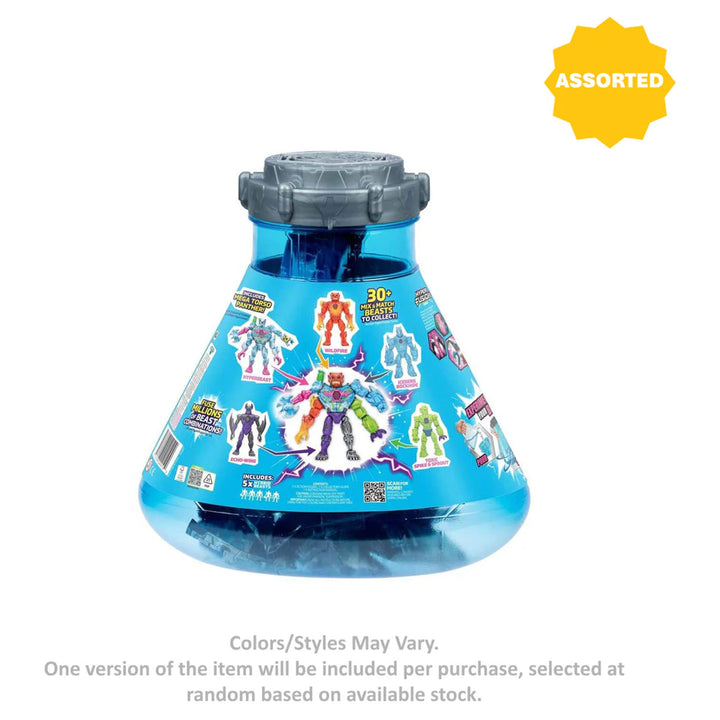 MrBeast Lab Hybrids Hyper Fusion Series Mega Action Figures Pack (10.16 cm, Assorted)