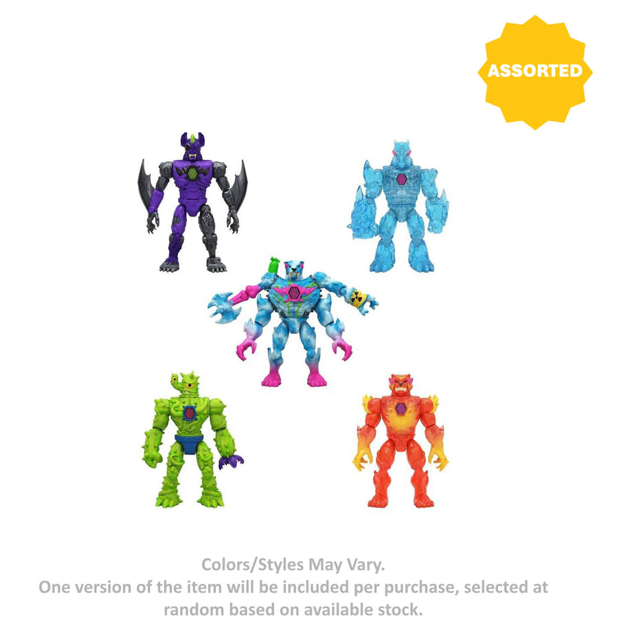 MrBeast Lab Hybrids Hyper Fusion Series Mega Action Figures Pack (10.16 cm, Assorted)