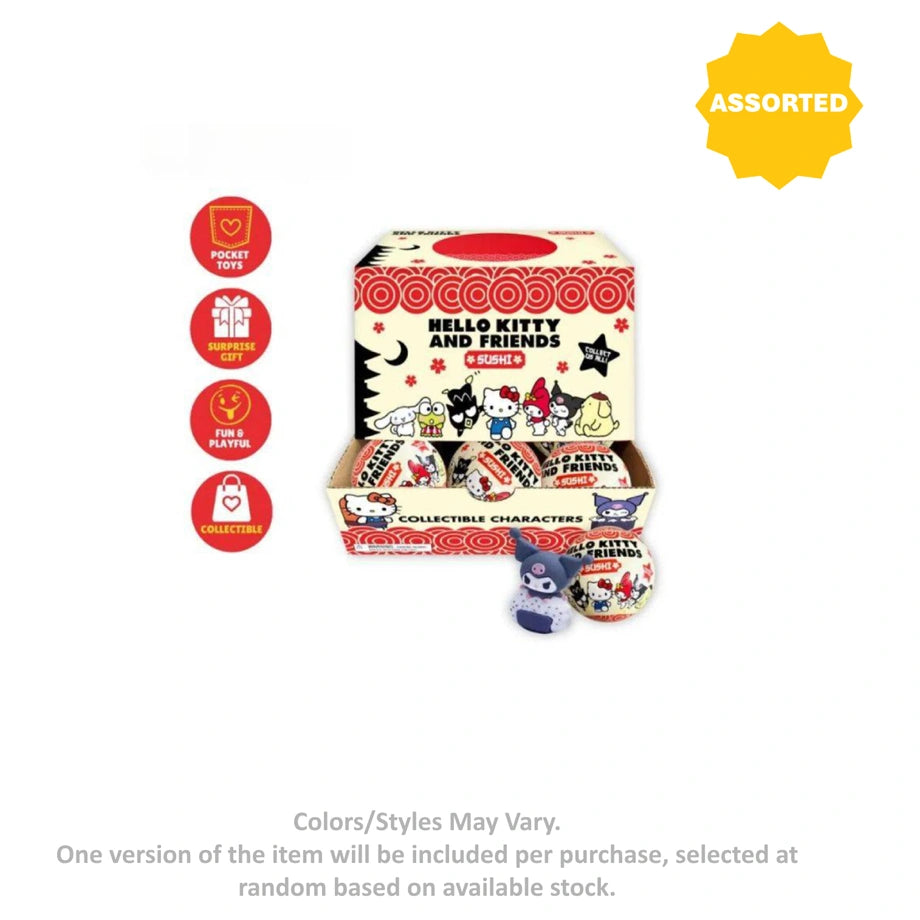 Hello Kitty And Friends Sushi Collectible Figure Capsule (Assorted)
