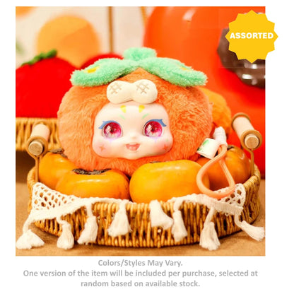 Kimmon Mimon Fruit Surprise Plush Keychain (16 cm, Assorted)