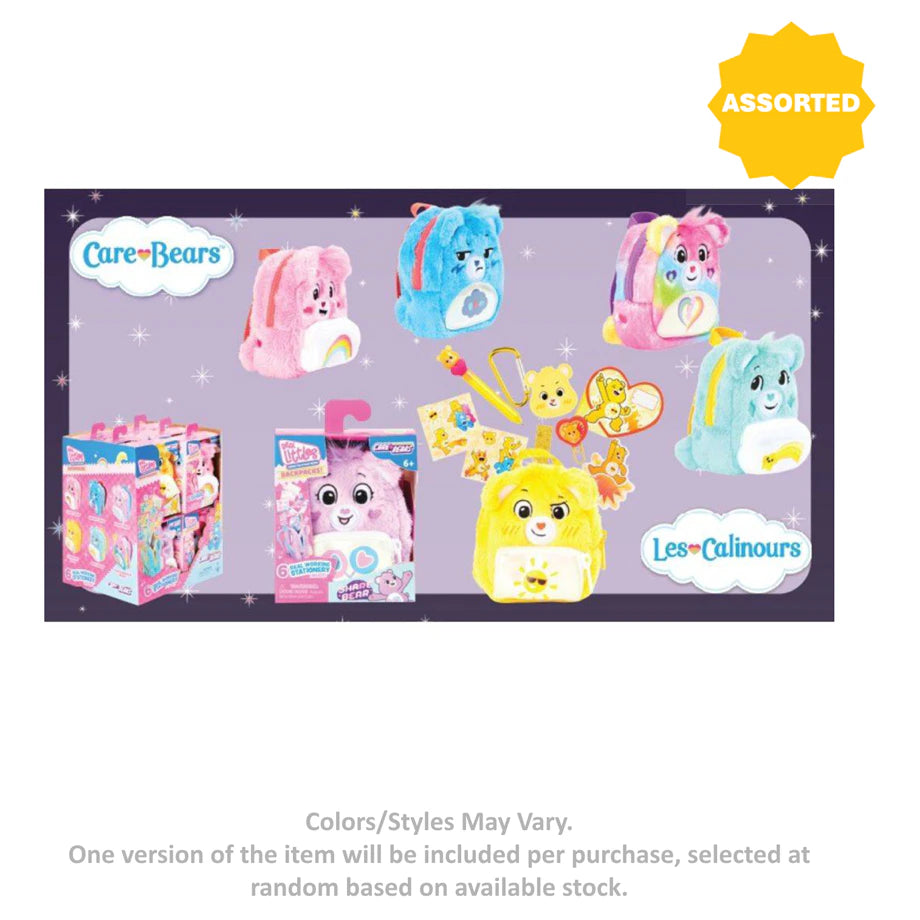 Real Littles Care Bears Mini Backpack (7 Pieces, Assorted)