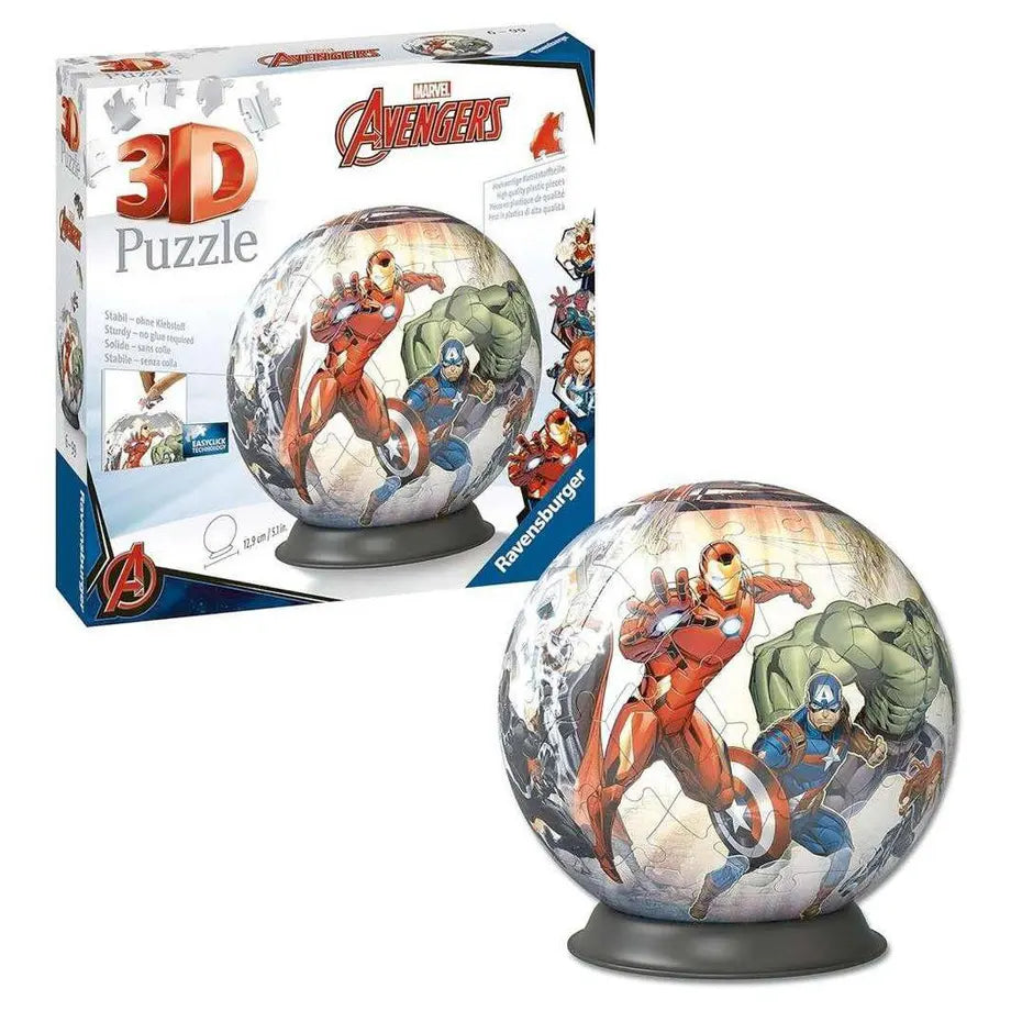 Ravensburger Marvel Avengers 3D Jigsaw Puzzle Ball (72 Pieces)