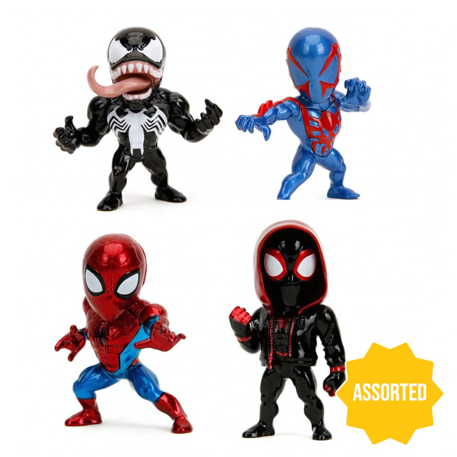 Jada Metalfigs Marvel Spider-Man Wave 2 Mystery Die-cast Figure (5 cm, Assorted)