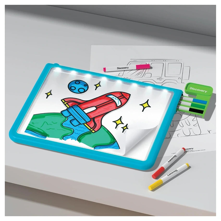 Discovery Glow Tracing Illuminated Art Tablet (16 Pieces)