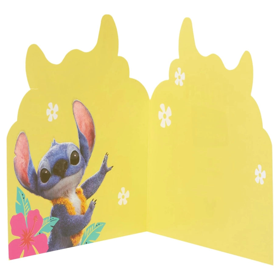 UK Greetings Disney Lilo & Stitch Aloha Birthday Greeting Card (15.9 x 18.4 cm)