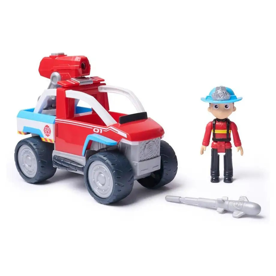 Spin Master PAW Patrol Fire Rescue Rescue Fire ATV with Ryder Figure (9 cm)