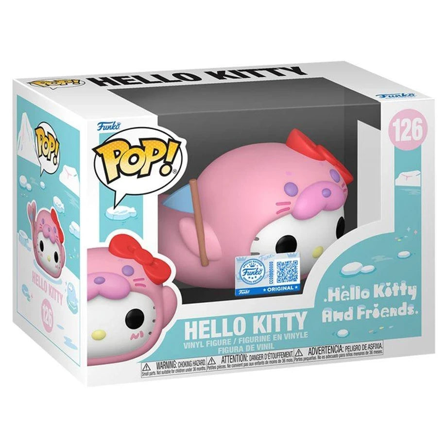 Funko POP! Sanrio Hello Kitty and Friends Hello Kitty as Seal Pup Vinyl Figure (6.1 cm)