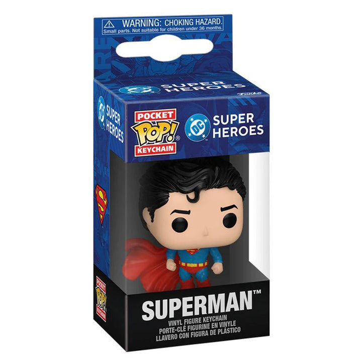 Funko Pocket POP! DC Comics Super Heroes Superman (DC New Classics) Vinyl Keychain (10.2 cm)