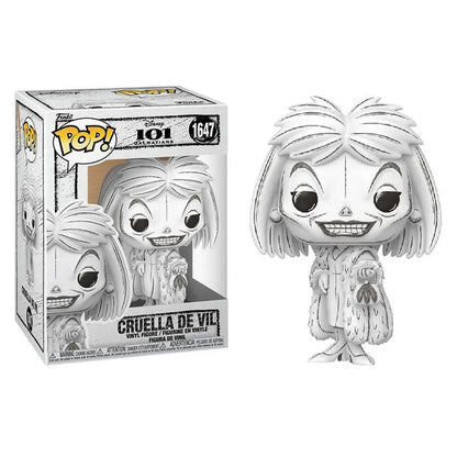 Funko POP! Disney 101 Dalmatians Cruella de Vil (Sketched Deco) Vinyl Figure (10.9 cm)