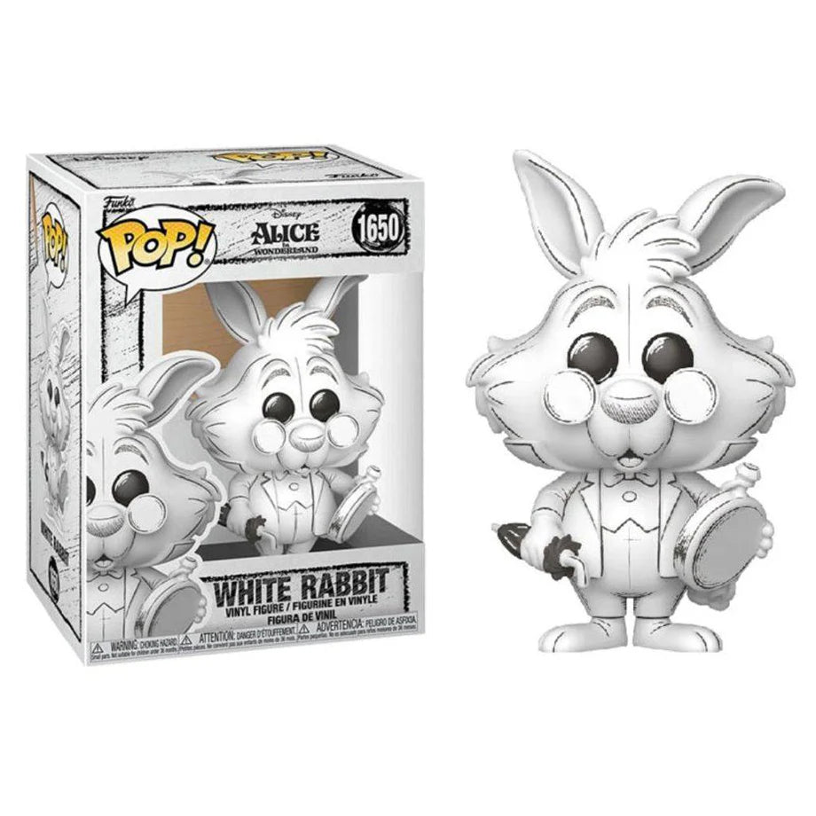 Funko POP! Disney Alice in Wonderland White Rabbit (Sketched Deco) Vinyl Figure (10.4 cm)