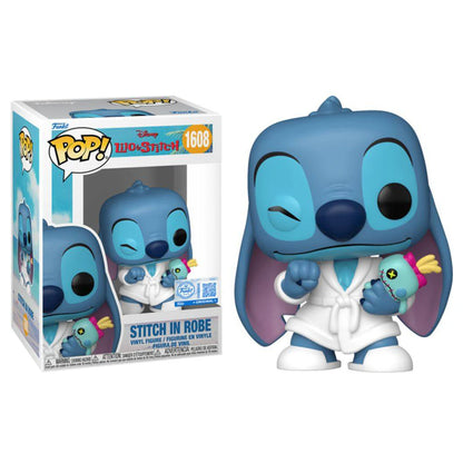 Funko POP! Disney Lilo & Stitch Stitch in Robe Vinyl Figure (8.6 cm)
