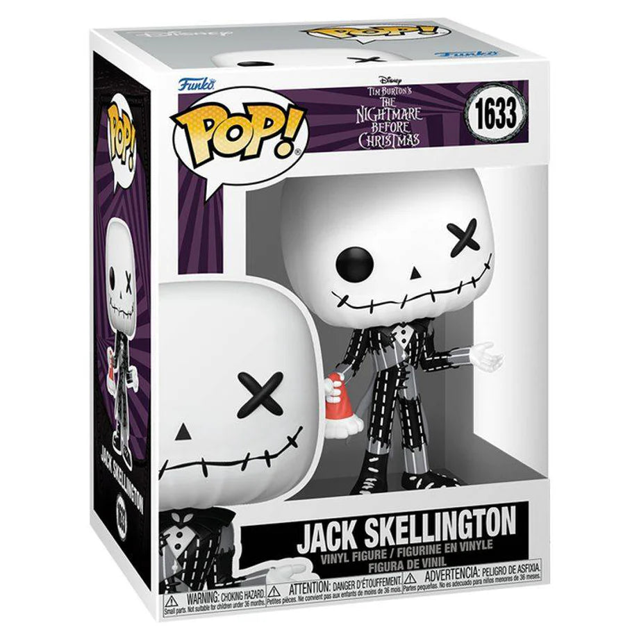 Funko POP! Disney Tim Burton’s The Nightmare Before Christmas Jack Skellington (Patchwork) Vinyl Figure (10.2 cm)