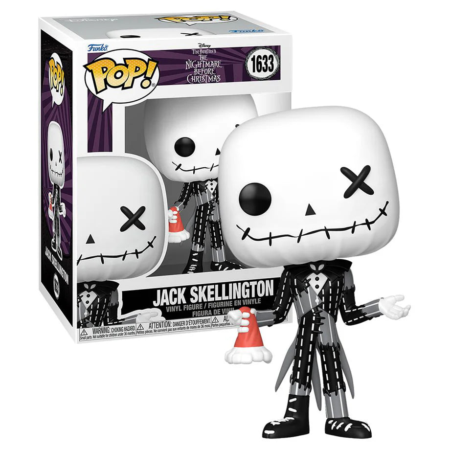Funko POP! Disney Tim Burton’s The Nightmare Before Christmas Jack Skellington (Patchwork) Vinyl Figure (10.2 cm)