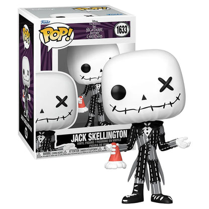 Funko POP! Disney Tim Burton’s The Nightmare Before Christmas Jack Skellington (Patchwork) Vinyl Figure (10.2 cm)