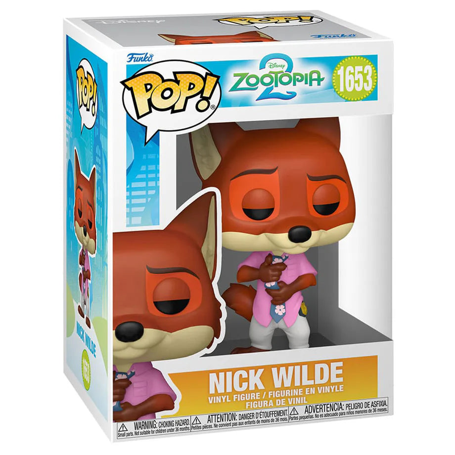 Funko POP! Disney Zootopia 2 Nick Wilde Vinyl Figure (10.9 cm)