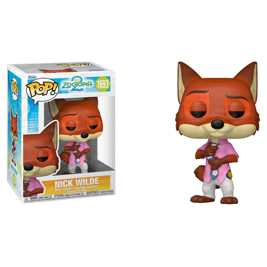 Funko POP! Disney Zootopia 2 Nick Wilde Vinyl Figure (10.9 cm)