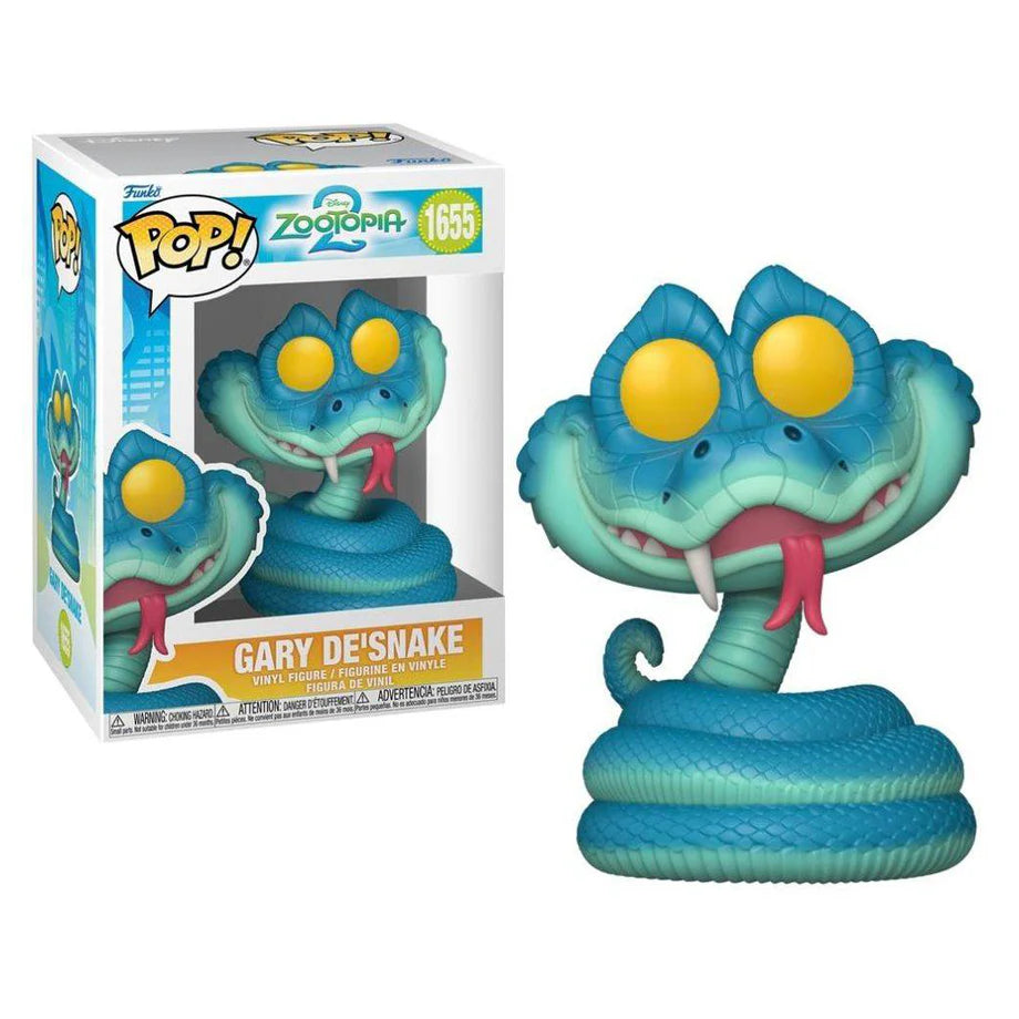 Funko POP! Disney Zootopia 2 Gary De’Snake Vinyl Figure (9.4 cm)