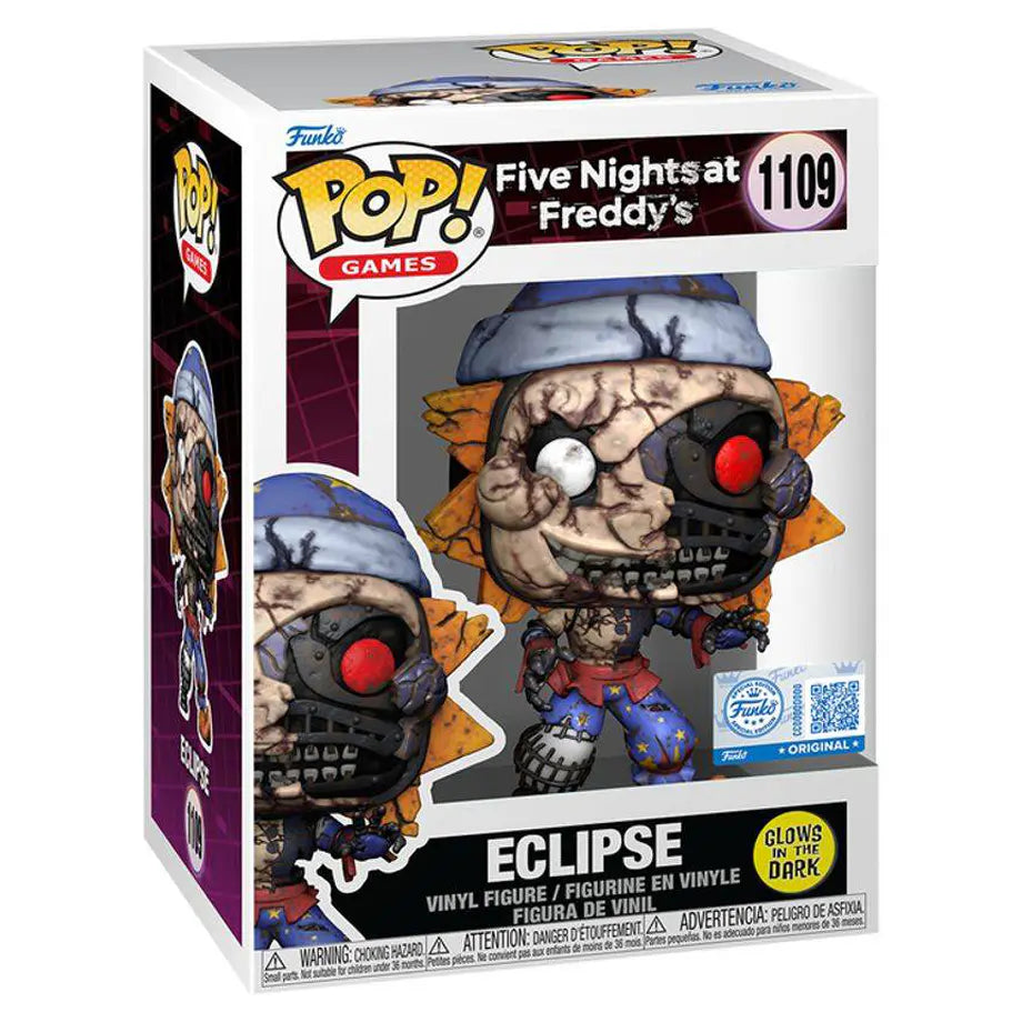 Funko POP! Games Five Nights at Freddy’s Eclipse Glow-in-the-Dark Vinyl Figure (11.7 cm)