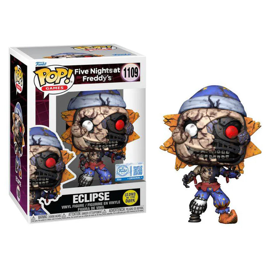 Funko POP! Games Five Nights at Freddy’s Eclipse Glow-in-the-Dark Vinyl Figure (11.7 cm)