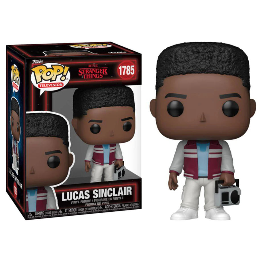 Funko POP! Television Stranger Things Lucas Sinclair With Boombox Vinyl Figure (10.7 cm)