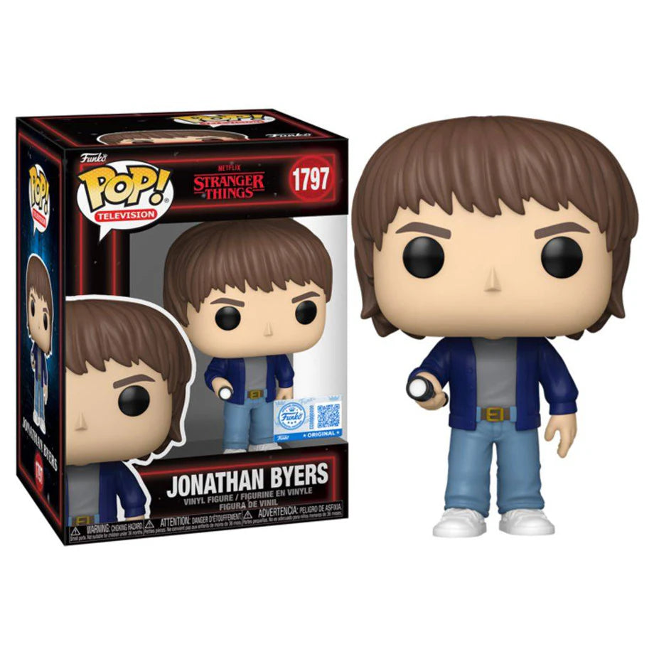 Funko POP! Television Stranger Things Jonathan Byers Vinyl Figure (10.2 cm)