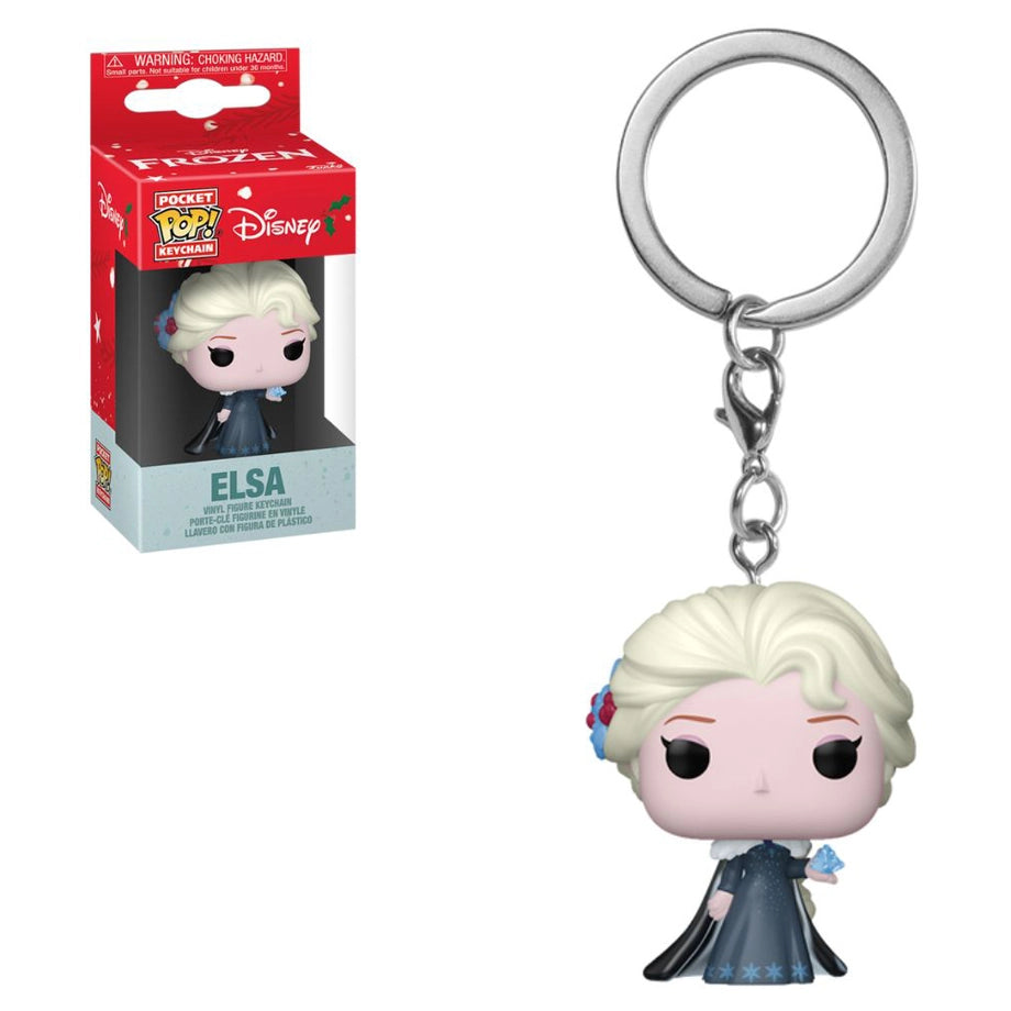 Funko Pocket POP! Disney Frozen Elsa (Winter Outfit) Vinyl Keychain (10.2 cm)