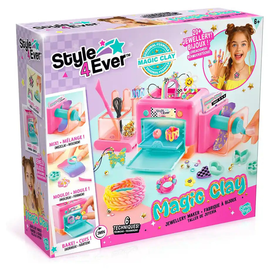 Style 4Ever Magic Clay Jewellery Maker Kit (20+ Jewellery)