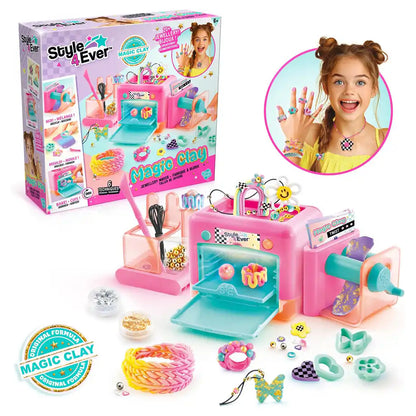 Style 4Ever Magic Clay Jewellery Maker Kit (20+ Jewellery)