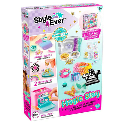 Style 4Ever Magic Clay Refill Kit (10+ Jewellery)