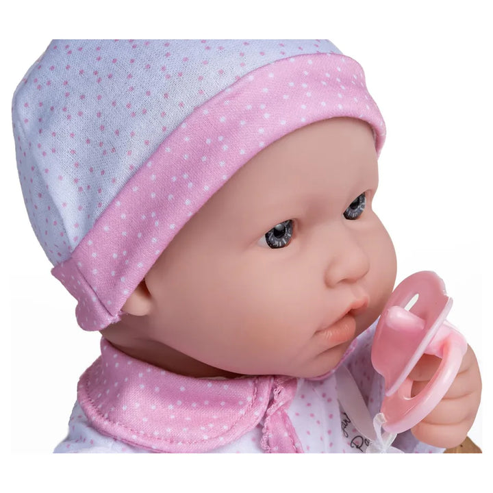 La Baby Soft Body Baby Doll (40.64 cm, White/Pink)