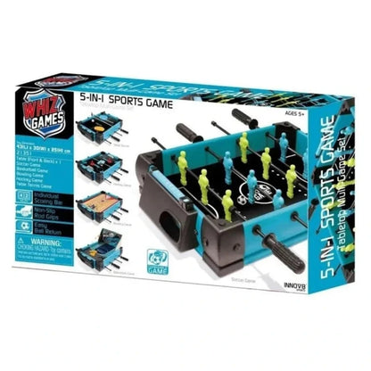 Whiz Games 5-in-1 Multi Sports Tabletop Game Playset