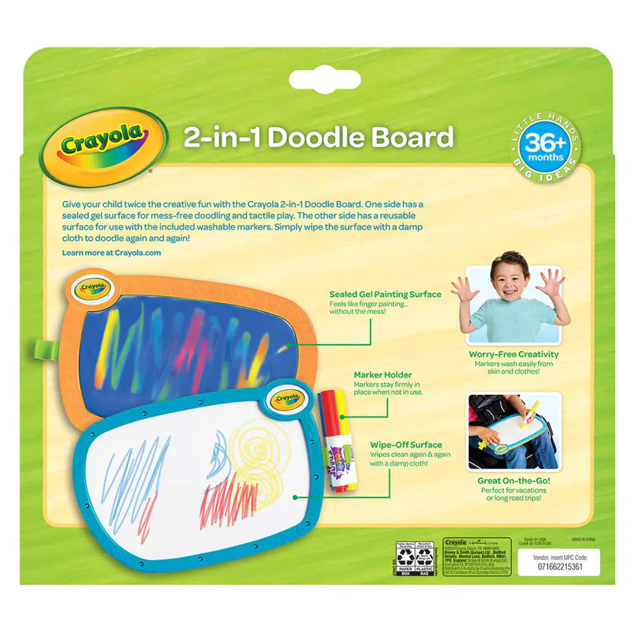Crayola Creative Play 2-in-1 Double Doodle Board