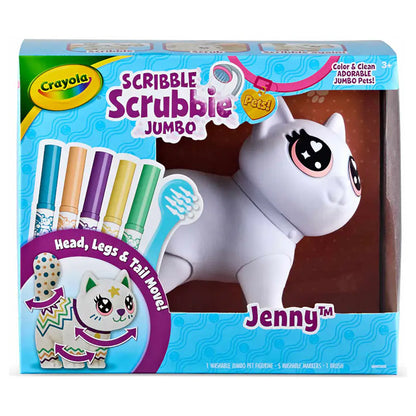 Crayola Scribble Scrubbie Jumbo Pets Jenny Coloring Set (15.24 cm)