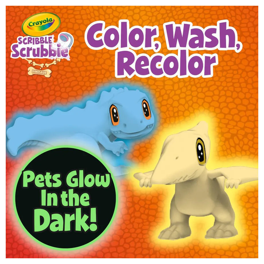 Crayola Scribble Scrubbie Pets Dinosaurs Glow-in-the-Dark Paint Combo Pack