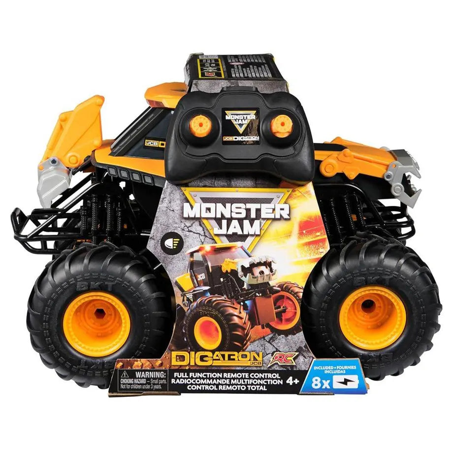 Monster Jam Jcb Digatron Rc Monster Truck (1:15, Yellow)