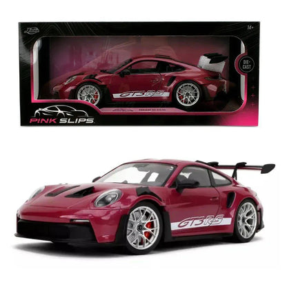 Jada Pink Slips Porsche 911 GT3 RS Die-Cast Car (1:18, Pink)