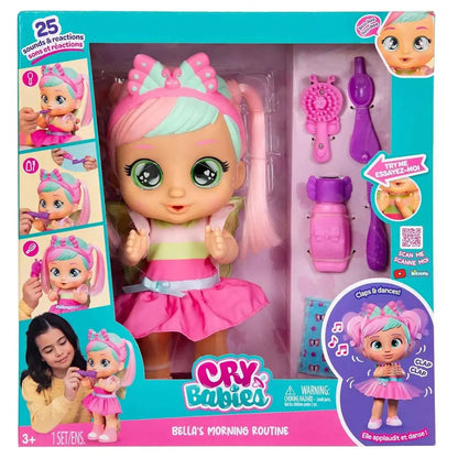 Cry Babies Bella’s Morning Routine Interactive Doll (34.5 cm)