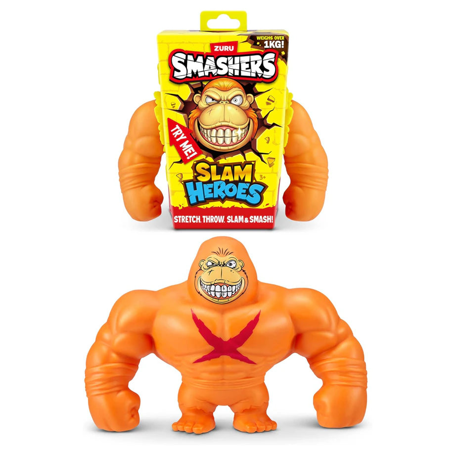 Smashers Slam Heroes Shark & Splatzilla Stretch Action Figures