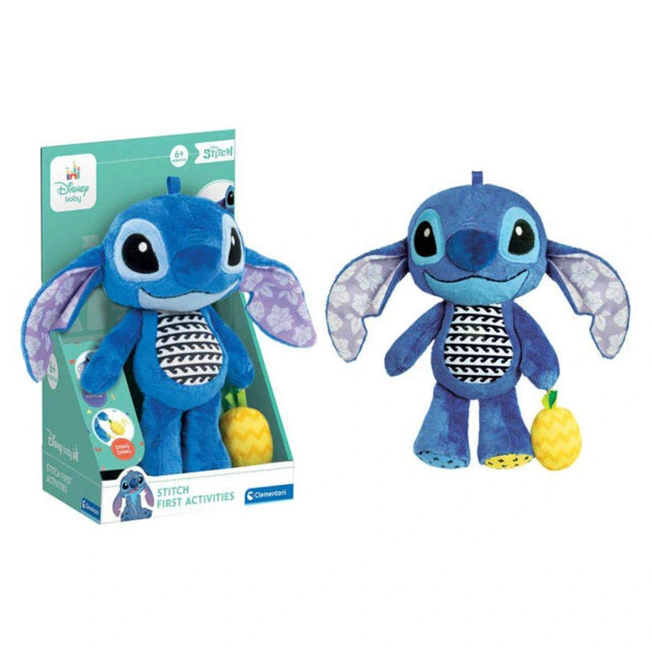 Clementoni Disney Baby Disney Lilo & Stitch Stitch First Activity Plush Toy (Blue)