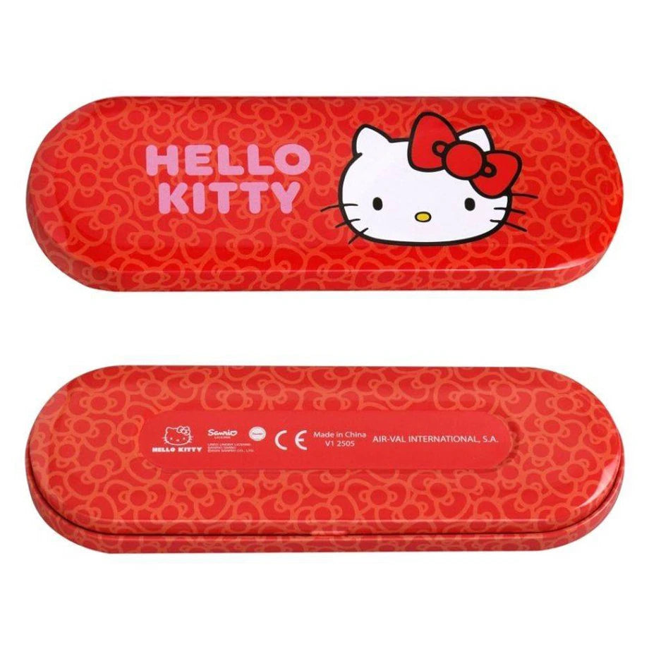 Air-Val Sanrio Hello Kitty and Friends Hello Kitty Makeup Tin Case (Red/Pink)