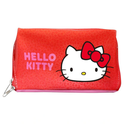 Air-Val Sanrio Hello Kitty and Friends Hello Kitty Makeup Toiletry Bag (Red/Pink)