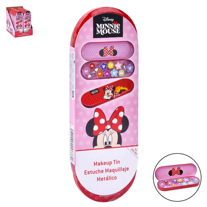 Air-Val Disney Minnie Mouse Makeup Tin Case (Red/Pink)