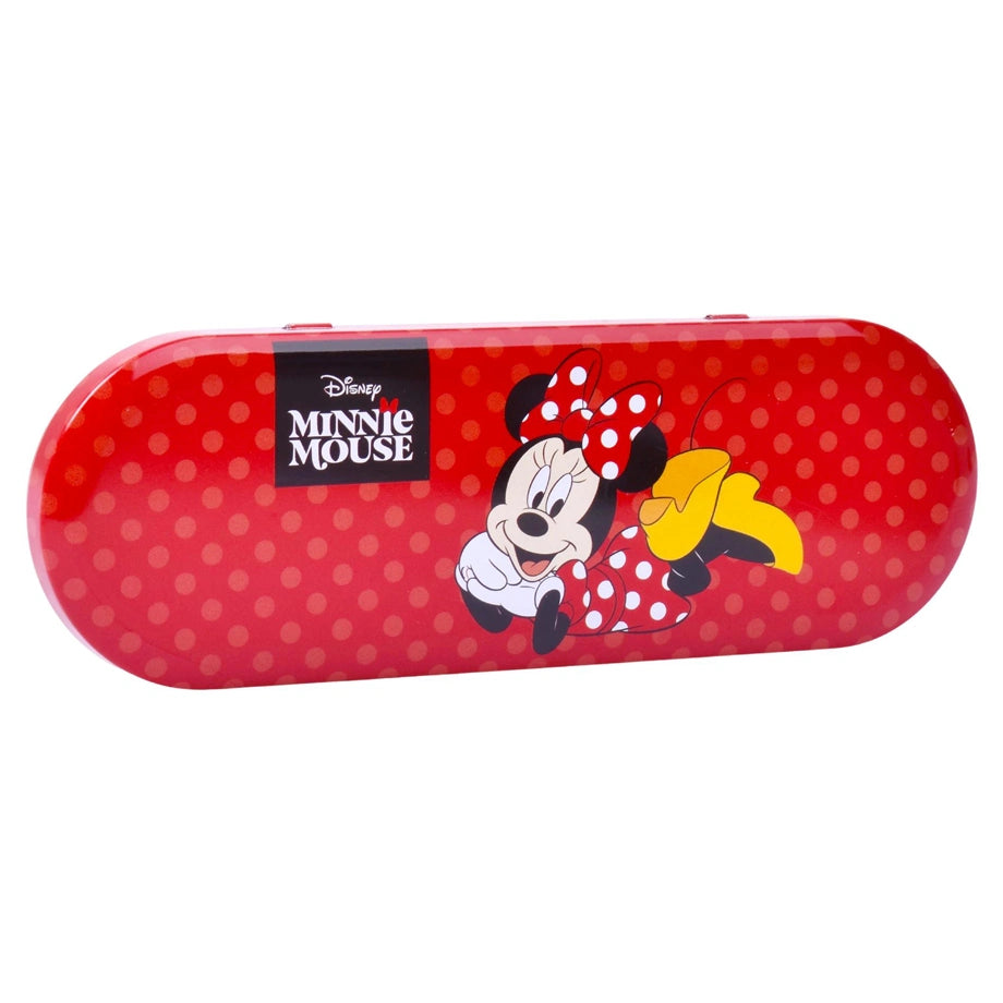 Air-Val Disney Minnie Mouse Makeup Tin Case (Red/Pink)