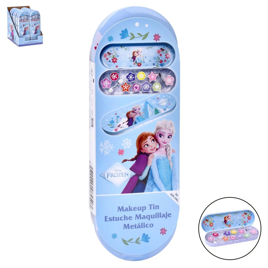 Air-Val Disney Frozen Makeup Tin Case (Blue)